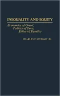 Inequality And Equity, Vol. 201