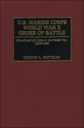 U.S. Marine Corps World War II Order of Battle: Ground and Air Units in the Pacific War, 1939-1945