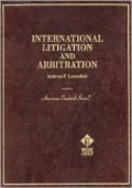 International Litigation and Arbitration