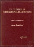 United States Taxation of International Transactions