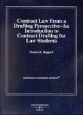Contract Law from a Drafting Perspective-An Introduction to Contract Drafting for Law Students