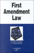 First Amendment Law in a Nutshell Constitutional Law