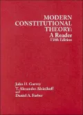 Modern Constitutional Theory : A Reader
