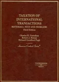 Taxation of International Transactions: Materials, Text, and Problems