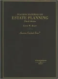 Teaching Materials on Estate Planning