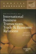 Principles of International Business Transactions, Trade and Economic Relations