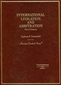 International Litigation And Arbitration