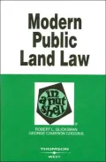 Modern Public Land Law in a Nutshell