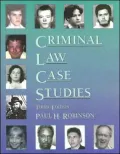 Criminal Law Case Studies