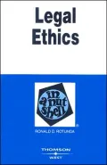 Legal Ethics in a Nutshell