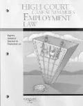 Employment Law: Keyed to Rothstein Casebook of Employment Law