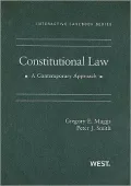 Constitutional Law: A Contemporary Approach Interactive Casebook by Gregory E. Maggs — book cover
