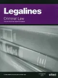 Legalines on Criminal Law, 8th, Keyed to Kadish
