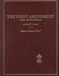 First Amendment Cases and Materials
