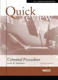 Quick Review of Criminal Procedure, 2D