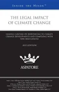 The Legal Impact of Climate Change