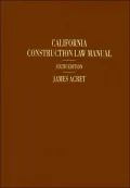 California Construction Law Manual