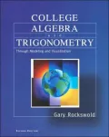 College Algebra and Trigonometry Through Modeling and Visualization