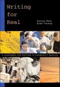 Writing for Real: A Handbook for Writing in Community Service