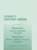 Students Solutions Manual : Functions and Graphs Ssm
