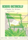 Reading Rhetorically: A Reader for Writers