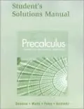 Precalculus: Graphical, Numerical, Algebraic