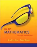 Basic Mathematics through Applications