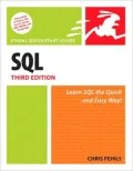 SQL, Third Edition (Visual QuickStart Guide Series)