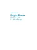 Book cover of Ordering Disorder: Grid Principles for Interaction Design