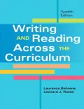 Writing and Reading Across the Curriculum Plus New Writinglab with Etext -- Access Card Package