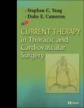 Current Therapy in Thoracic and Cardiovascular Surgery