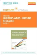 Nursing Research - Pageburst E-Book on Vitalsource (Retail Access Card)