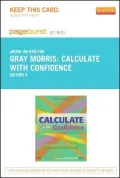 Calculate with Confidence - Pageburst E-Book on Kno (Retail Access Card)