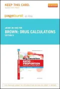 Drug Calculations - Pageburst E-Book on Kno (Retail Access Card)