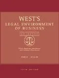 West's Legal Environment of Business Text Cases Ethical, Regulatory, International, and E-Co...