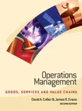 Book cover of Operations Management: Goods, Service, and Value Chains (with CD-ROM and Crystal Ball Pro 2000)