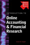 Introduction to Online Accounting & Financial Research, Vol. 2