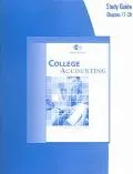 Study Guide with Working Papers for Heintz/Parry's College Accounting (Chs. 17-29), 18th