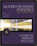 Modern Business Statistics (with CD-ROM and InfoTrac )