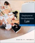 Employment Discrimination Law A Manager's Guide  Text and Cases