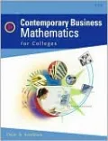 Contemporary Business Mathematics for Colleges (with CD-ROM)