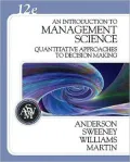 An Introduction to Management Science: Quantitative Approaches to Decision Making (with CD-ROM and Crystal Ball Pro Printed Access Card)