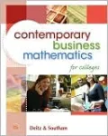 Contemporary Business Mathematics for Colleges (with CD-ROM)
