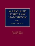 Maryland Tort Law Handbook