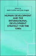 Human Development and the International Strategy for the 1990s