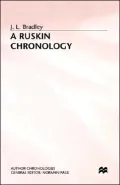 A Ruskin chronology