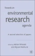 Towards a Collaborative Environment Research Agenda: A Second Selection of Papers