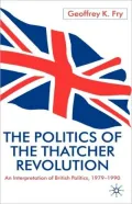 Politics Of The Thatcher Revolution