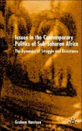 Issues In The Contemporary Politics Of Sub-Saharan Africa