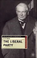The Liberal Party : Triumph and Disintegration, 1886-1929